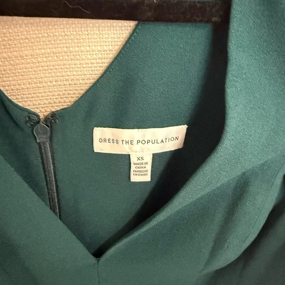 Dress the Population Teal Backless Dress - Picture 2 of 3